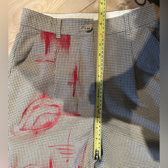 Little moon checkered trousers - hand painted, heat set art - Picture 8 of 8
